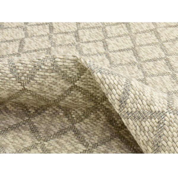 Modern Jaquard Woolen Beige Carpet