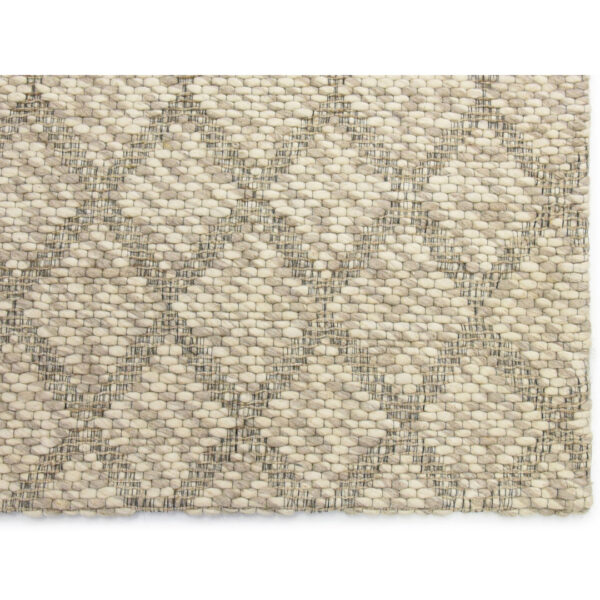 Modern Jaquard Woolen Beige Carpet