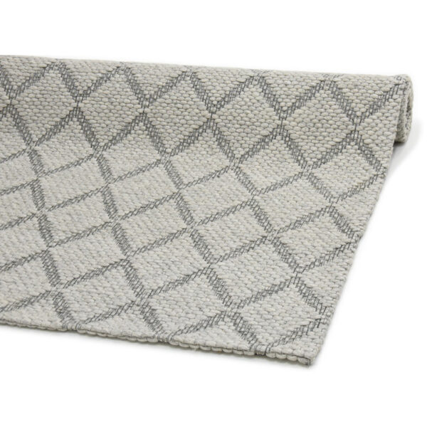 Modern Jaquard Woolen Grey Carpet