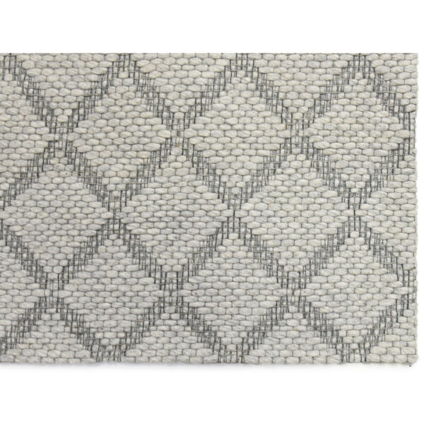 Modern Jaquard Woolen Grey Carpet