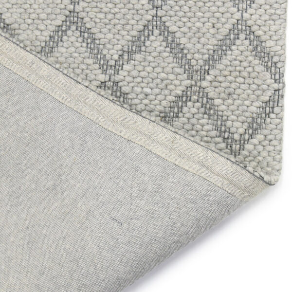 Modern Jaquard Woolen Grey Carpet