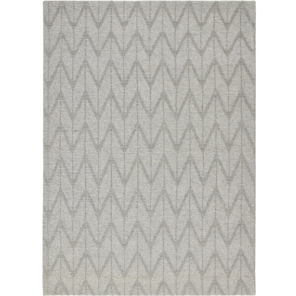 Modern Jaquard Woolen Grey Carpet