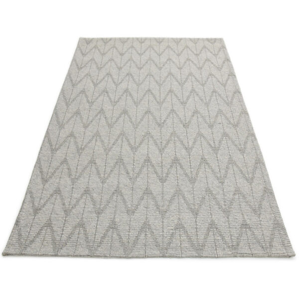 Modern Jaquard Woolen Grey Carpet