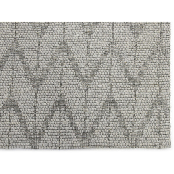 Modern Jaquard Woolen Grey Carpet