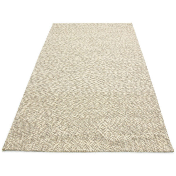 Modern Jaquard Woolen Beige Carpet