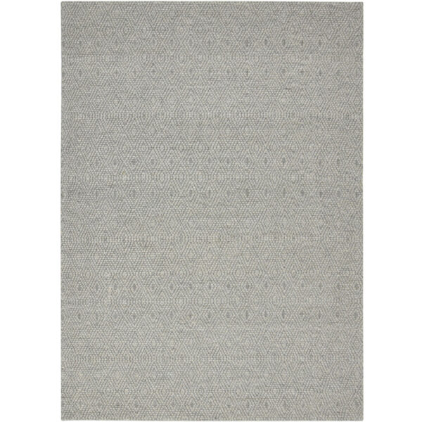 Modern Jaquard Woolen Grey Carpet