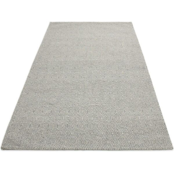 Modern Jaquard Woolen Grey Carpet