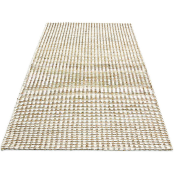 Modern Jaquard Woolen Beige Carpet