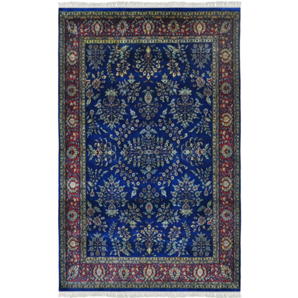 Sarough Rugs Red Blue Color