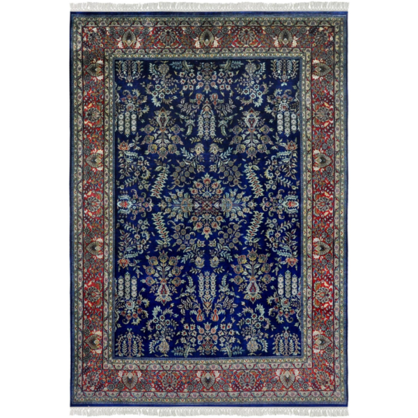 Sarough Rugs Blue Rust Color