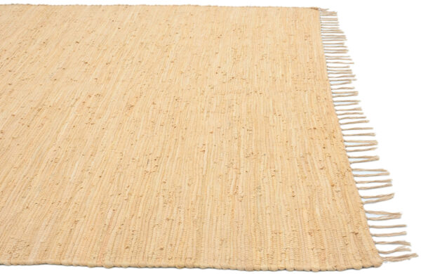 Handcrafted Montana Cotton Rugs Beige Color