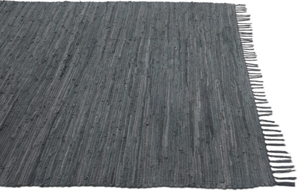 Handcrafted Montana Cotton Rugs Anthracite Color